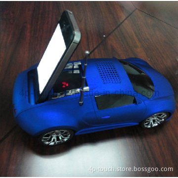 Mini Elgant Portable Car Shape Speaker with iPhone4/4s Dock (BOC201)